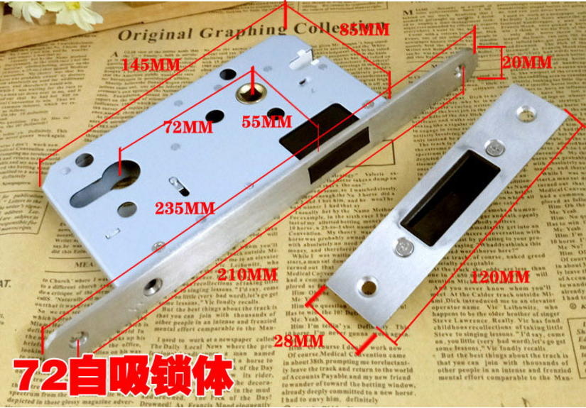 正品[门锁单舌锁体]双舌门锁锁体结构图评测 室