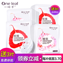 一叶子樱花玫瑰补水保面膜 官方旗舰店 正品专柜 嫩白修护