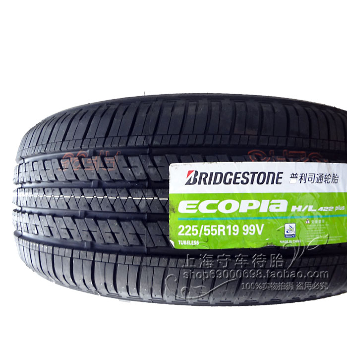 普利司通轮胎225/55r19 ecopla h/l422 plus 99v适配道奇酷威