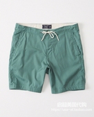 af松紧系带休闲短裤 美国正品 清仓 Fitch Abercrombie 特价