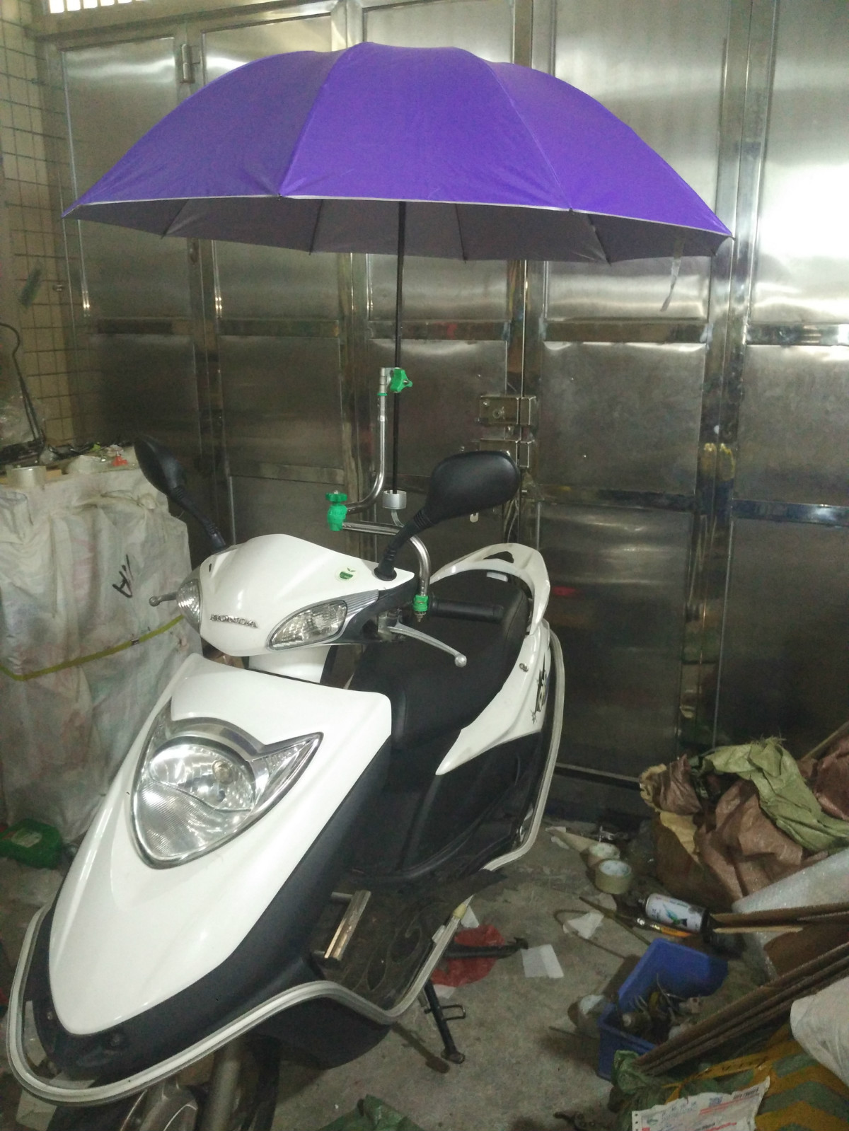 包邮新款自行车撑伞架电动车不锈钢遮阳伞架电