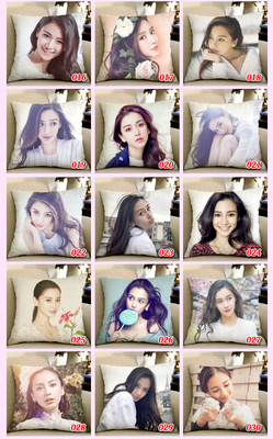 diy抱枕定制 沙发靠垫 angelababy杨颖 生日婚庆礼物