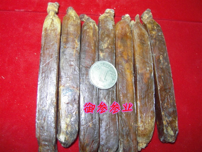 天字号高丽参 6年根 韩国高丽参 朝鲜高丽参 正品 免费切片