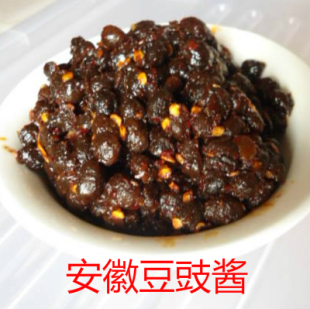 淮南豆豉酱 黑豆 辣味 咸菜 酱菜 250克 安徽土特产 豆瓣酱