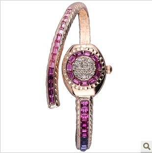 热销浪琴 手表大方水钻皮带石英表女表香儿奈