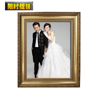 弘捷高档婚纱相框7寸10寸12寸16寸20寸24寸30寸油画相框制作照片