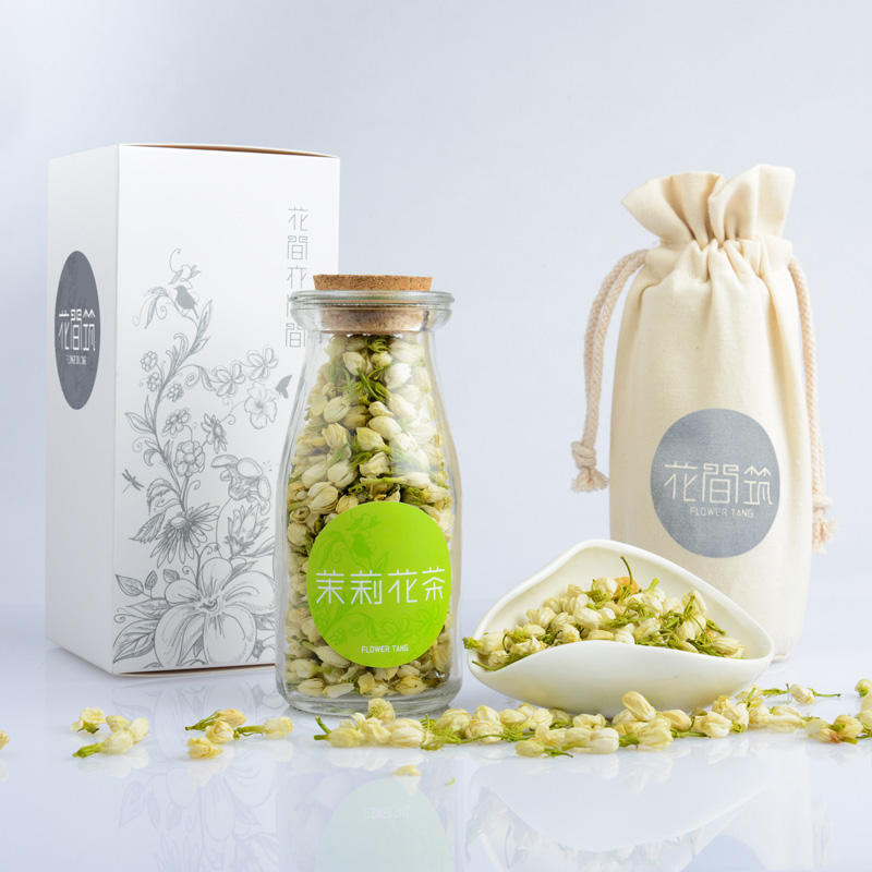 【天天特价】花间筑花草茶福州特级龙珠茉莉花茶2件包邮