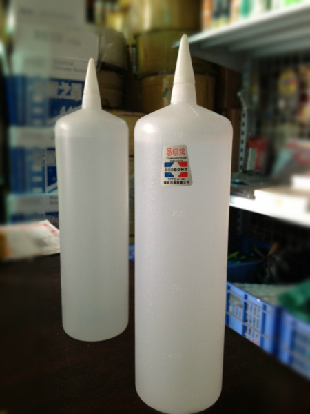 正品大瓶1000毫升瞬间接着剂高粘度502胶水批发木材广告专用三秒