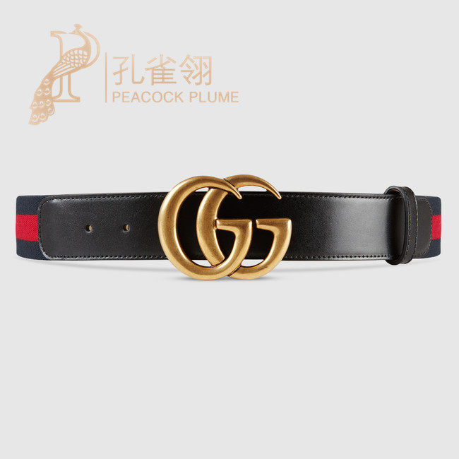 正品代购16新款gucci/古奇女士皮带 双g扣腰带 409416 h17wt 8632