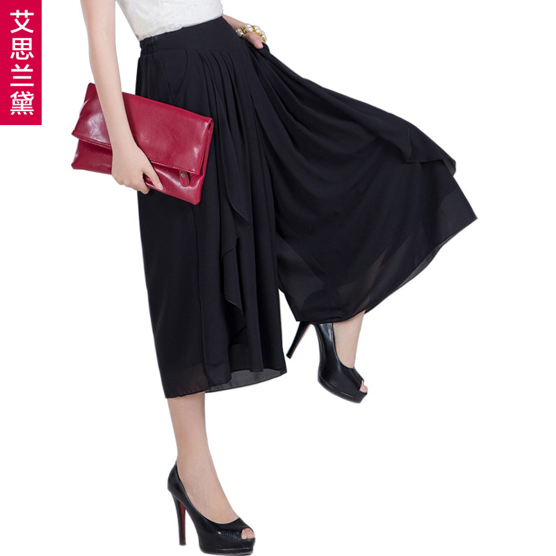 <em>淘宝网</em>2015夏季新款<em>裙裤</em>女阔腿裤七分裤休闲