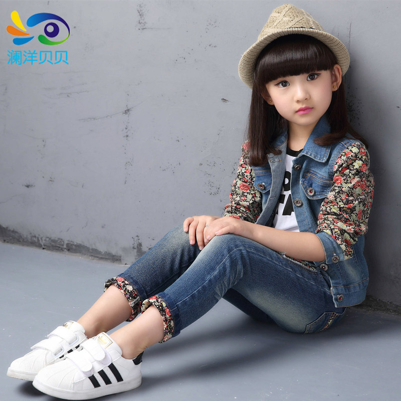 [<em>2015</em>爆款]<em>童装</em>女童秋装<em>2015新款</em>潮<em>韩版</em>中大童