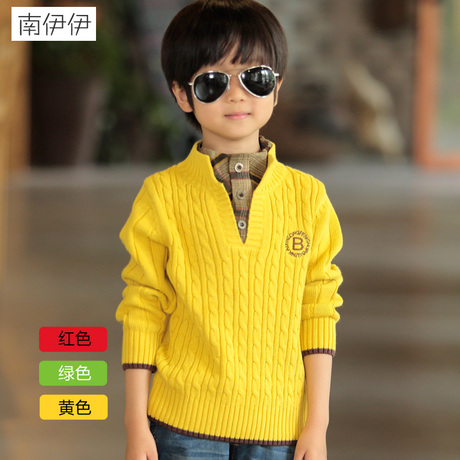 淘宝网购物-<em>南伊伊 童装</em>男童<em>毛衣</em>2014秋冬儿童