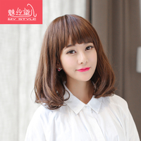 西芙逼真假发短发女 <em>中老年</em>妈妈假发短卷发假