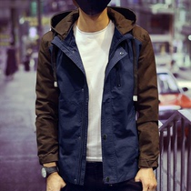 男士外套秋季2015新款韩版修身夹克潮青少年休闲褂学生男装上衣服