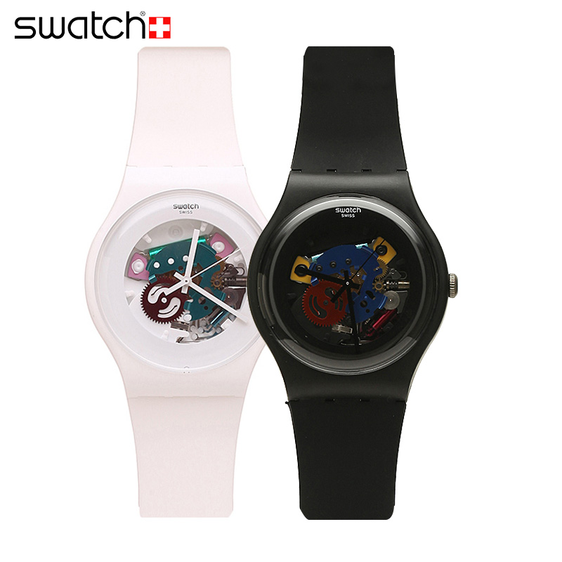 swatch/斯沃琪手表 色彩密码系列 炫彩石英男女表瓦里戈蒂gl118