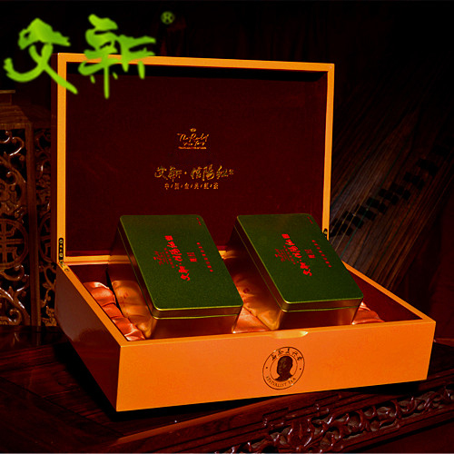 信阳文新红茶茶叶 信阳红观红 80g*2高档礼盒装