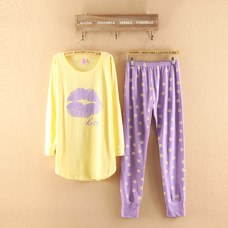 [<em>2015</em>爆款]<em>睡衣女</em>夏秋可外穿家居服糖果色莫代