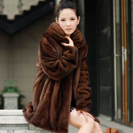 淘宝网购物-特价<em>海宁水貂皮草外套</em>女 2014新款