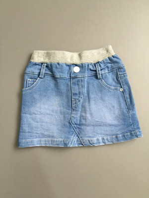 [2015爆款]童装新款 儿童百搭牛仔半截裙 版型