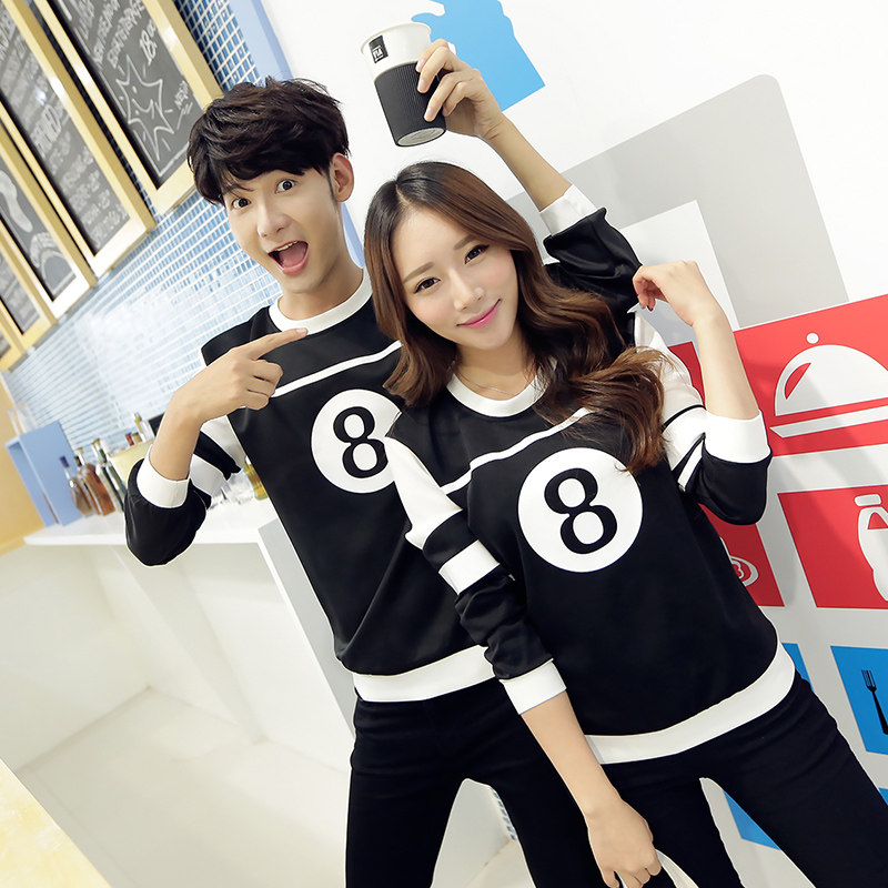 [2015爆款]秋<em>中长款棒球服开衫卫衣</em>情侣装青年