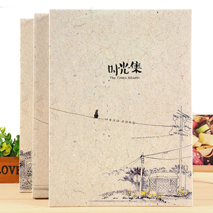 本木/时光集 香港同学录 复古创意韩国小学生盒装毕业纪念册活页