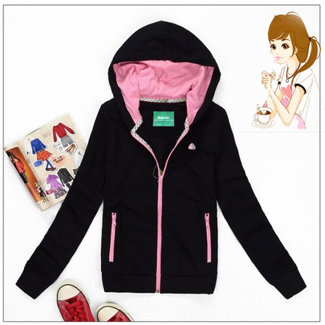 淘宝网购物-森马女装连帽开衫女卫衣韩版纯棉