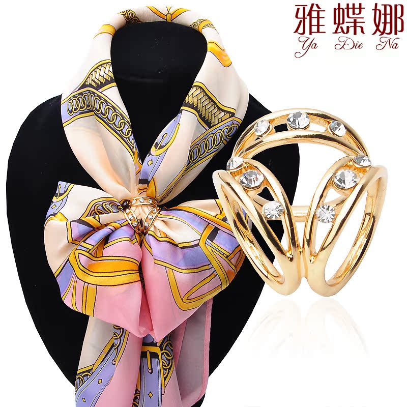 正品[三环丝巾扣]三环丝巾扣用法图解评测 三环丝巾扣使用方法图片_惠惠购物