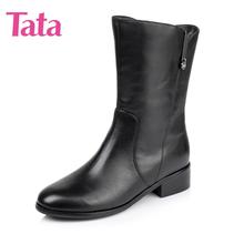 2ZC65DZ5 他她冬季专柜小牛皮绒 清仓 皮里女靴2ZC65RZ5 Tata