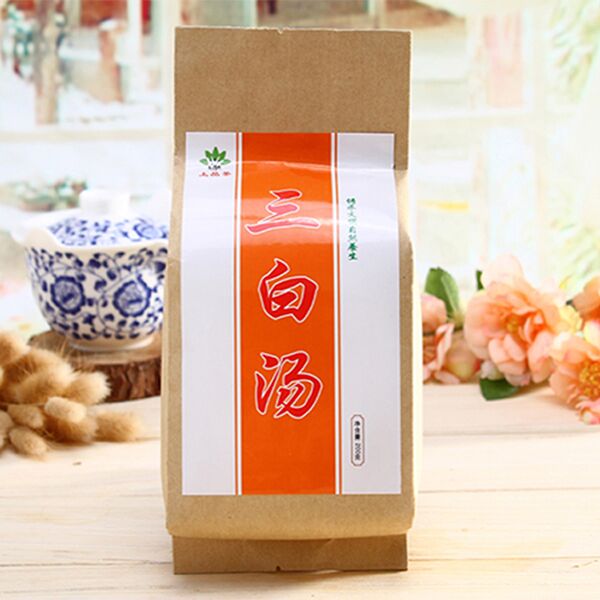 买2送1 三白汤袋泡茶 全身美白祛黄脸白芍白术白茯苓甘草美容包邮