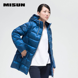 推荐最新亮面羽绒服女中长 亮面羽绒服女款信