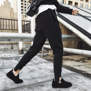 收口显瘦小脚卫裤哈伦裤