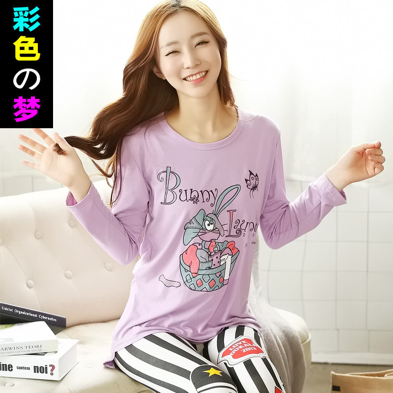 [<em>2015爆款</em>]<em>秋冬</em>长袖女<em>睡衣</em>可爱卡通棉质家居服