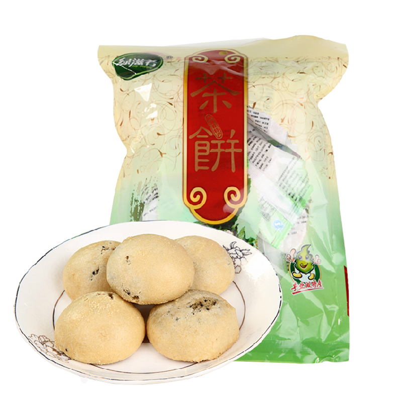 绿滋肴九江茶饼300克云雾味江西特产茶点零食饼干传统糕点庐山茶
