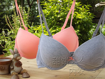 外贸欧美外单简约舒适基本款薄款<em>文胸</em>女士内衣