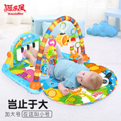 12个月 1岁3 源乐堡脚踏钢琴婴儿健身架器新生儿宝宝音乐玩具0