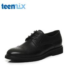 Teenmix/天美意2017秋专柜同款牛皮英伦风德比鞋男正装鞋2CC01CM7图片