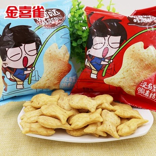 金喜雀 多哆鱼膨化零食虾条休闲儿童小吃虾片