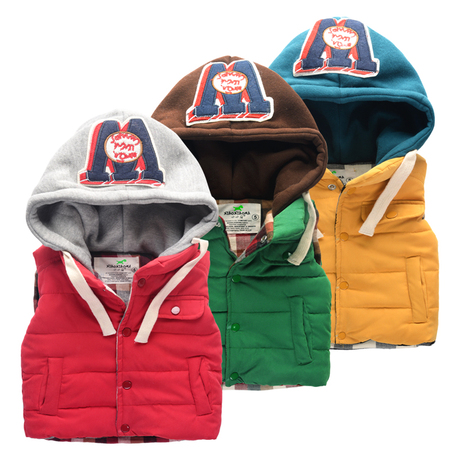 淘宝网购物-宝宝<em>棉背心</em> <em>秋冬男童</em>连帽坎肩加厚