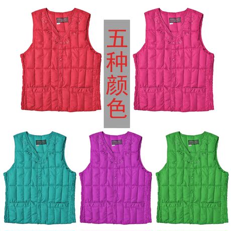 淘宝网购物-中老年<em>女马甲</em>棉坎肩秋<em>冬款女马夹</em>