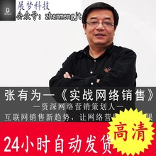 实战网络销售核心手法揭秘网络营销培训讲座高清视频观看 张有为