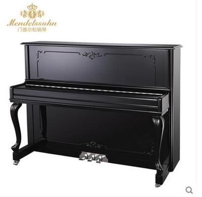 德国门德尔松钢琴 立式家用教学琴 黑色亮光sup-90aa