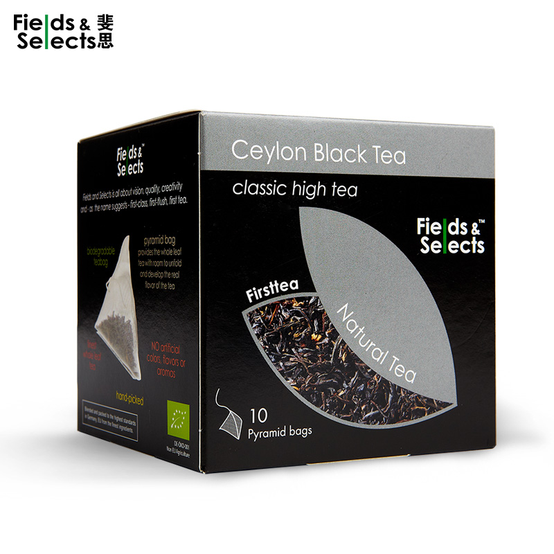 斐思 花草茶 锡兰红茶 德国原装进口花草茶 透明三角茶包 黑标