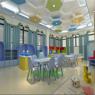 幼儿园室内空间布局方案设计效果图装修室内外