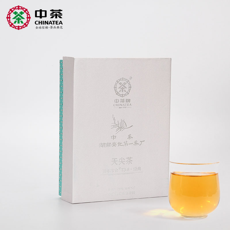 中茶百年木仓 黑茶湖南安化 天尖 散茶T3-8 200g中粮出品