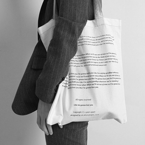 韩国简约帆布包