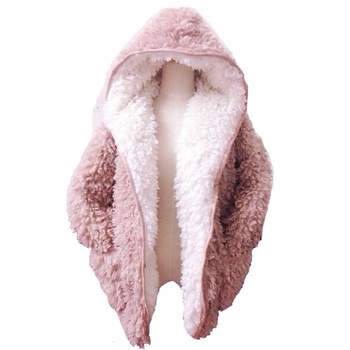 韩国代购2014秋冬新款女装明星同款可爱羊羔