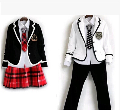 中小学生校服集体大合唱演出服装韩版长袖秋冬男女款英伦派小西装
