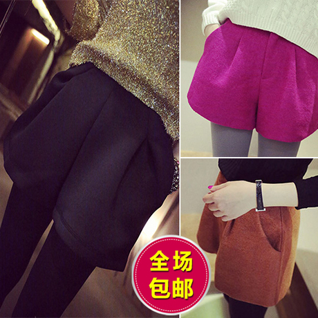 淘宝网购物-<em>孕妇短裤</em>秋<em>冬装</em>韩版冬季毛呢托腹