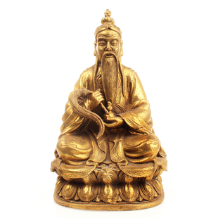 开光风水铜像太上老君(老子)道德天尊混元老君★高28厘米