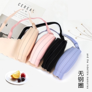 一片式无钢圈聚拢文胸